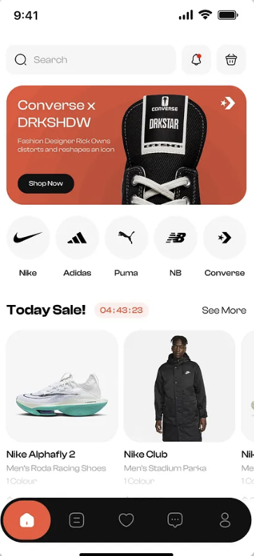 Mobiele webshop voorbeeld 1