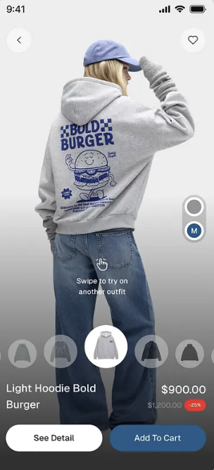 Mobiele webshop voorbeeld 2